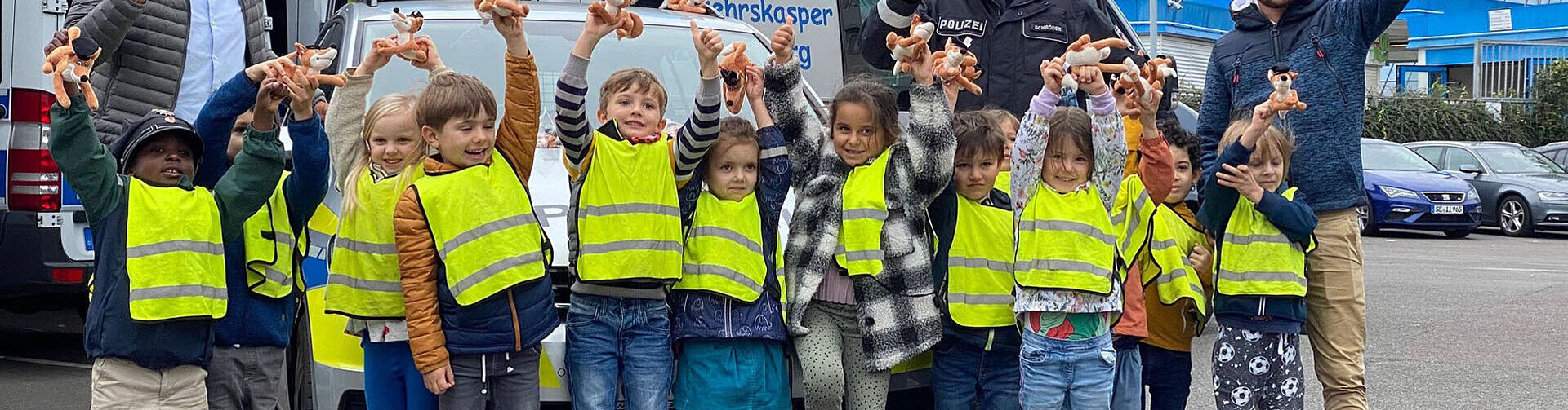 Mehr Sicherheit für Vorschulkinder: 5000 Verkehrsfüchse für die Hamburger Polizei (Foto: Polizei Hamburg)