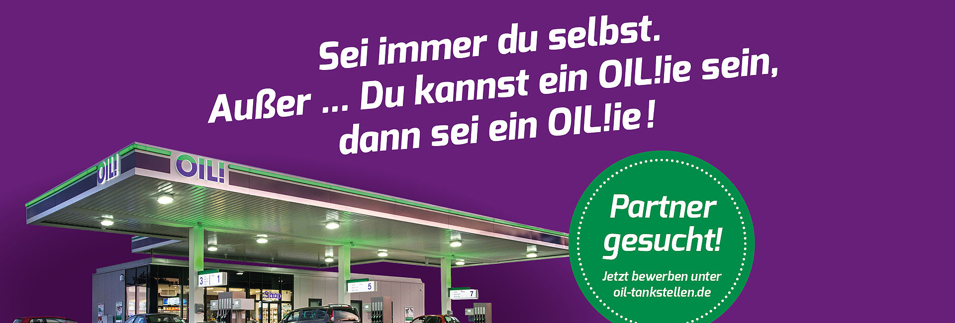 Jetzt OIL! Tankstellenpartner bzw. Tankstellenbetreiber werden