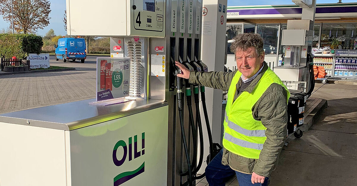 Oil Tankstelle Grunstadt